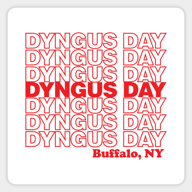 Dyngus Day Buffalo NY Sticker by PodDesignShop